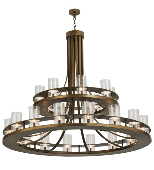 60"W Arion 24 Lt Two Tier Pendant