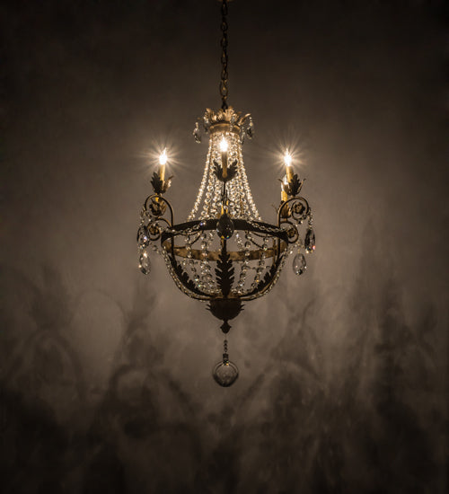 26"W Antonia 6 Lt Chandelier