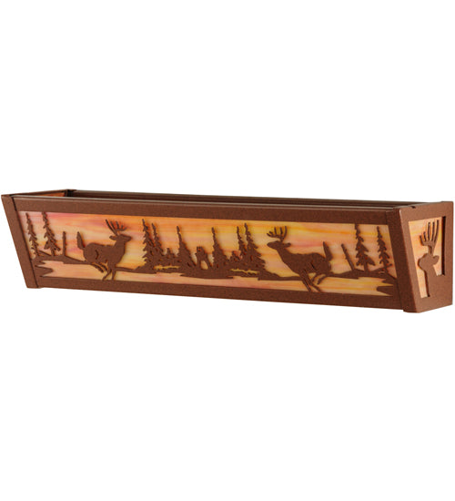 20" Wide Deer At Lake Vanity Light