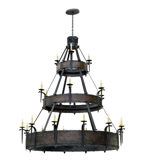 72" Wide Costello 21 Light Three Tier Chandelier