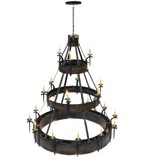 72" Wide Costello 21 Light Three Tier Chandelier