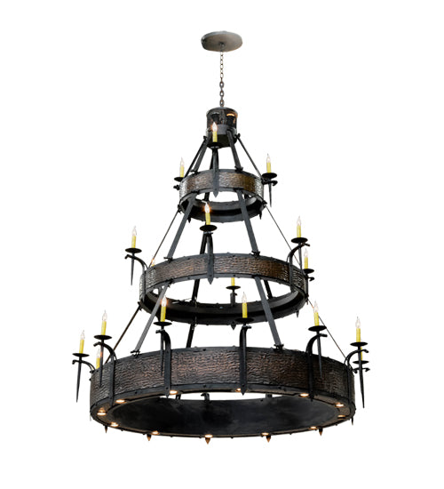 72" Wide Costello 21 Light Three Tier Chandelier