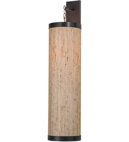 10"W Cilindro Textrene Hanging Wall Sconce