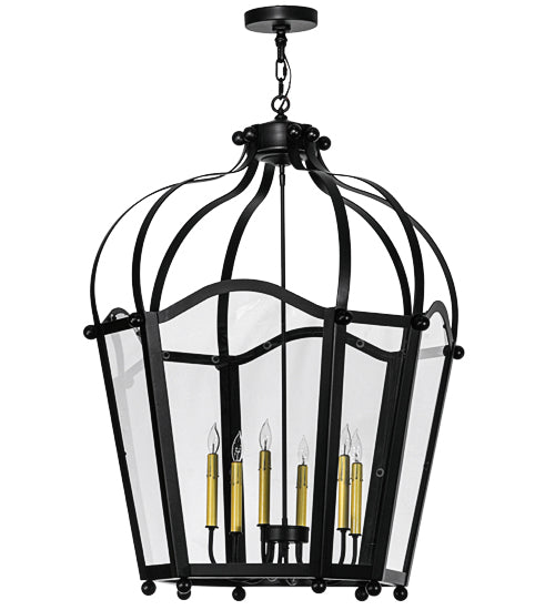 32"W Citadel 6 Light Pendant