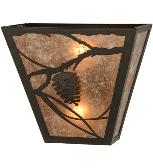 13"W Whispering Pines Wall Sconce