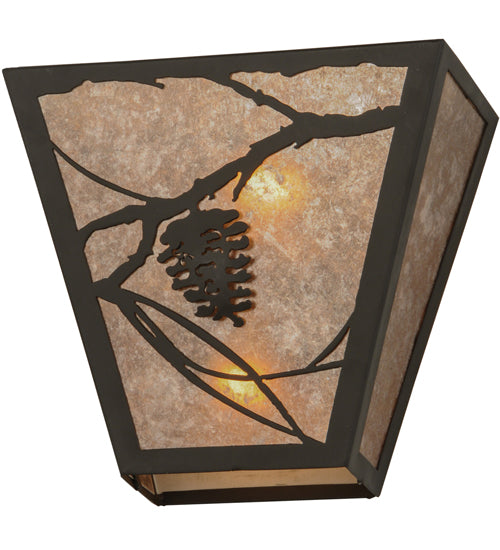 13"W Whispering Pines Wall Sconce