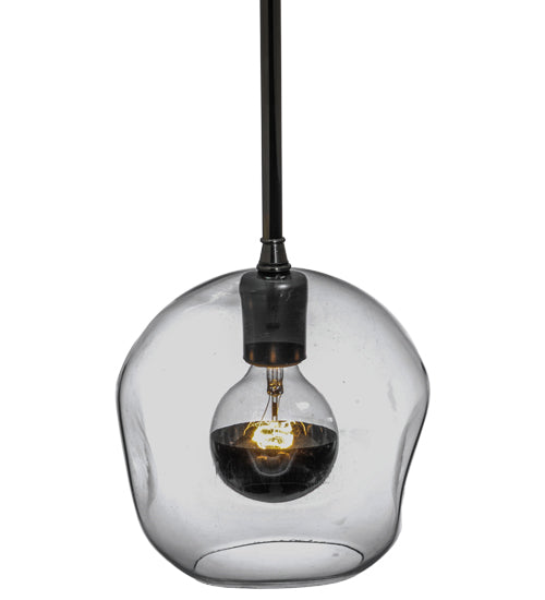 8.5"W Deformado Globe Pendant