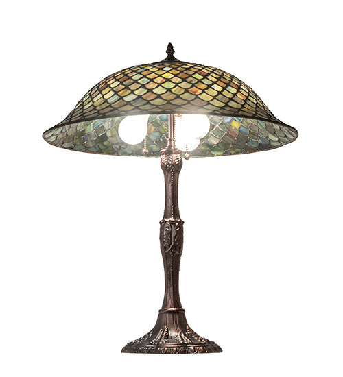 26" High Tiffany Fishscale Table Lamp