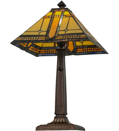 21"H Sierra Prairie Mission Table Lamp