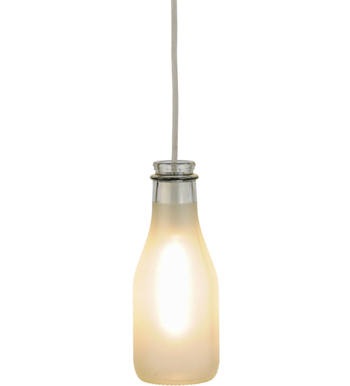 5"W Milk Bottle Mini Pendant