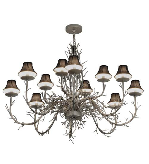 50" Wide Twigs 12 Light Chandelier