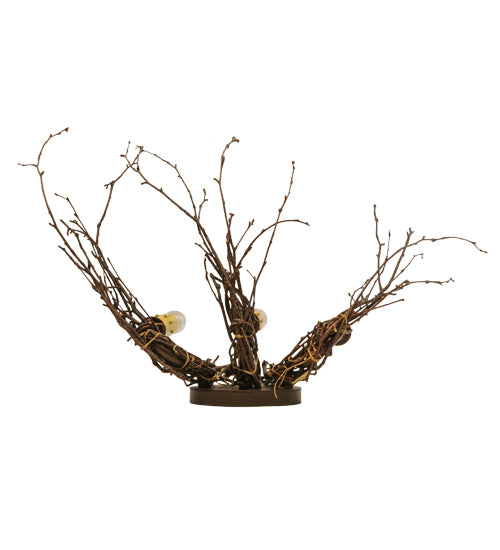 16" Wide Twigs 3 Light Wall Sconce