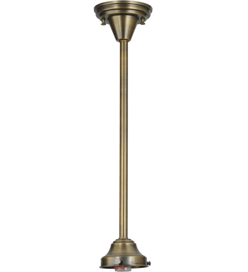 5"W Antique Brass 1 Lt Pendant Hardware