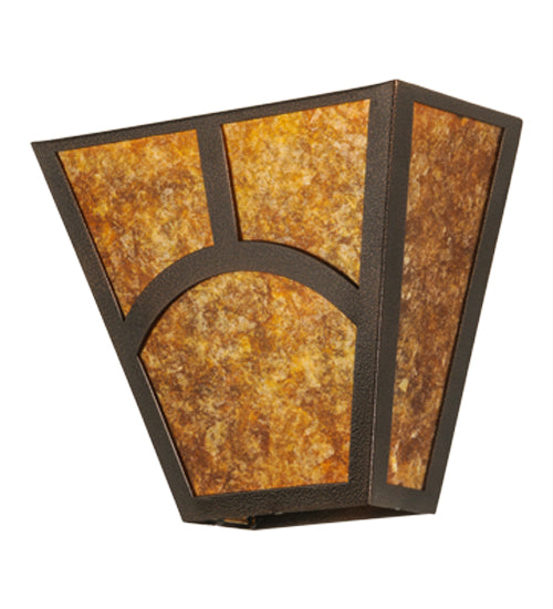 13"W Mission Hill Top Wall Sconce