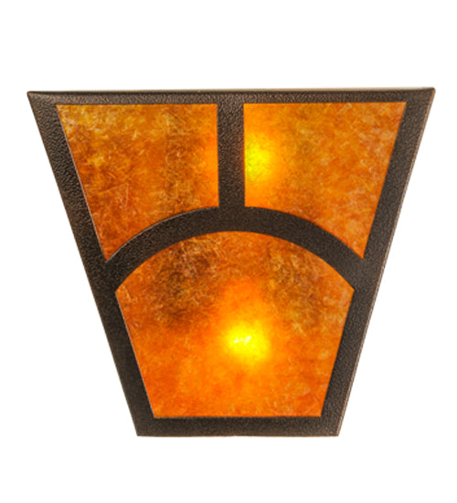 13"W Mission Hill Top Wall Sconce