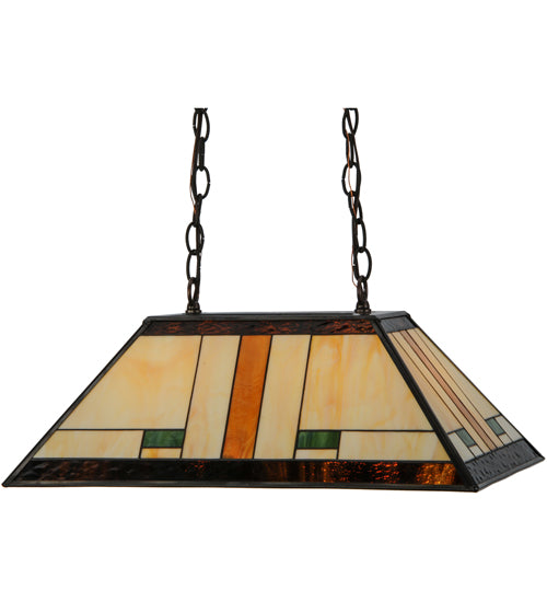 21"L Manhattan Oblong Pendant