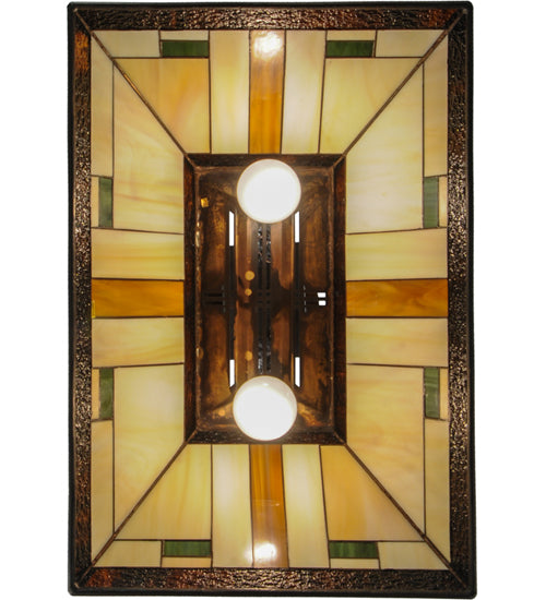 21"L Manhattan Oblong Pendant