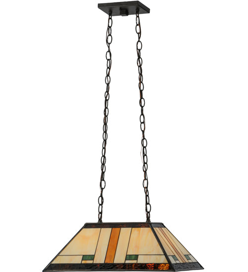 21"L Manhattan Oblong Pendant