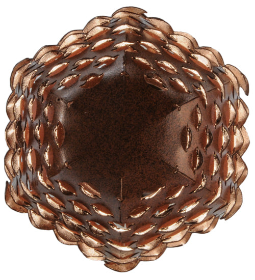 14" Wide Stoneycreek Pinecone Semi-Flushmount