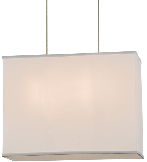 20"L Quadrato Oblong Pendant