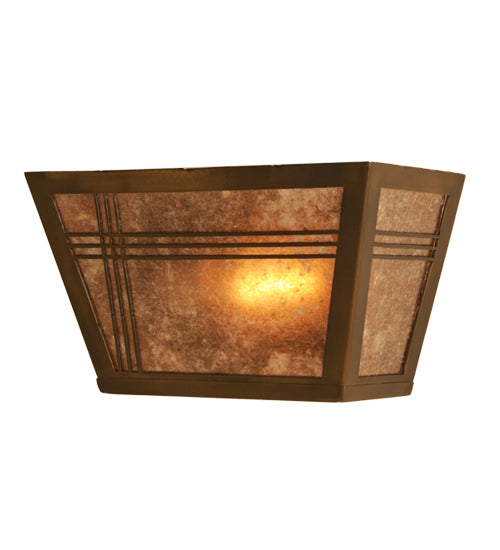 13" Wide Triangulator Wall Sconce