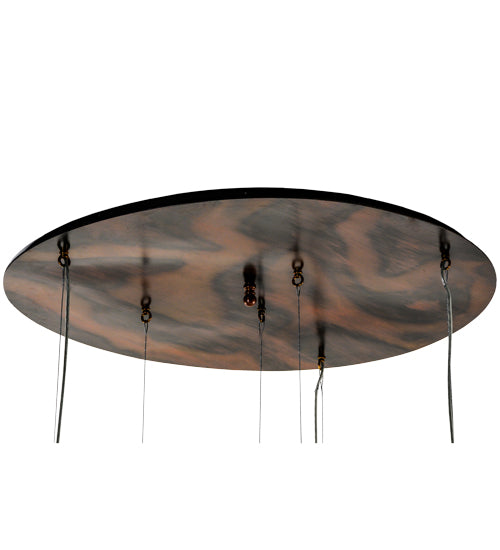 40" Wide Euri Tanta Pouring 3 Lt Cascading Pendant