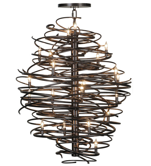 42"W Cyclone 20 Lt Chandelier