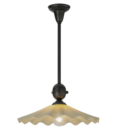 18" Metro Fusion Galatia Scalloped Spectrum Pendant