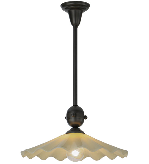 18" Metro Fusion Galatia Scalloped Spectrum Pendant