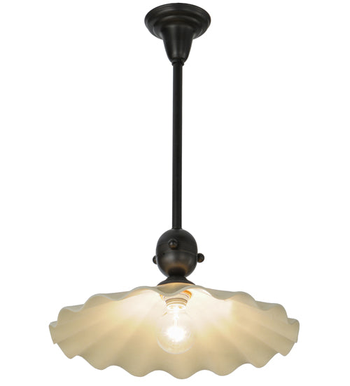 18" Metro Fusion Galatia Scalloped Spectrum Pendant