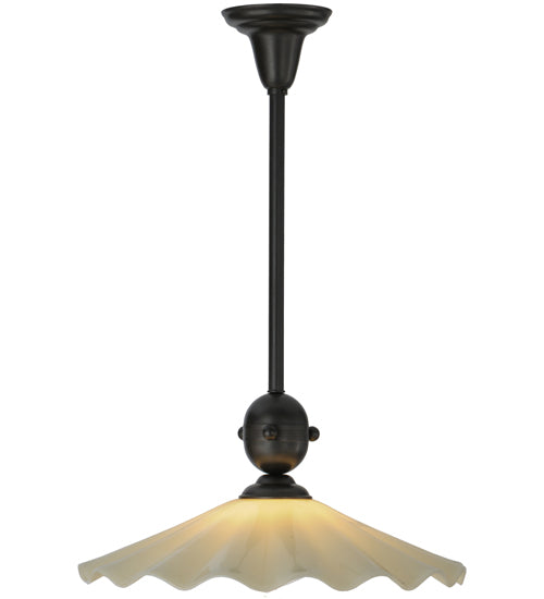 18" Metro Fusion Galatia Scalloped Spectrum Pendant