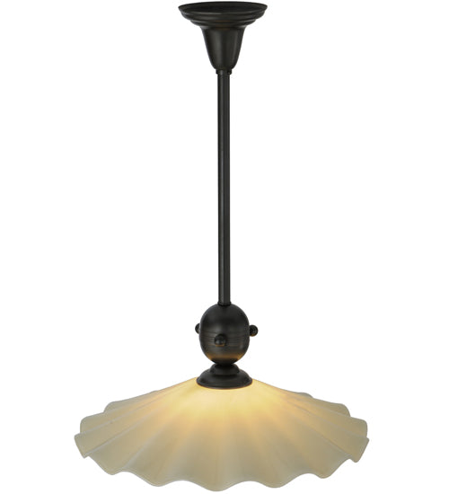 18" Metro Fusion Galatia Scalloped Spectrum Pendant