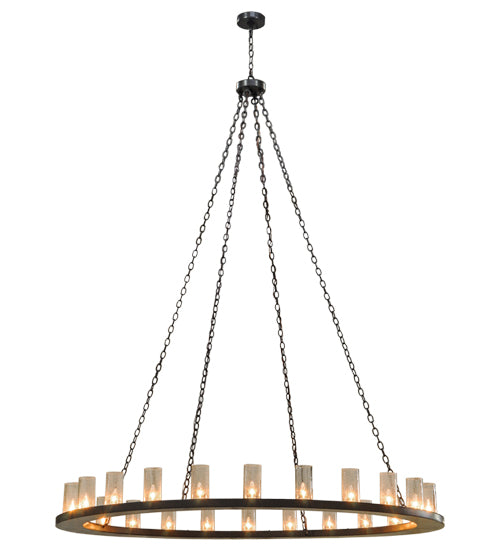 72"W Loxley 24 Lt Chandelier