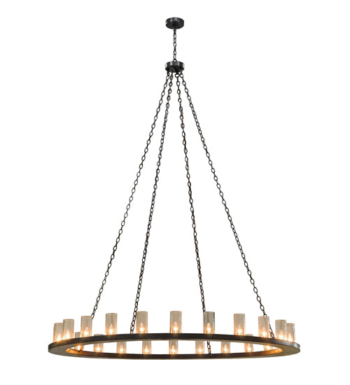 72"W Loxley 24 Lt Chandelier