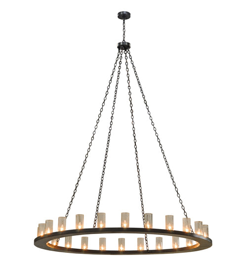 72"W Loxley 24 Lt Chandelier