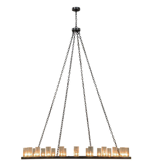 72"W Loxley 24 Lt Chandelier