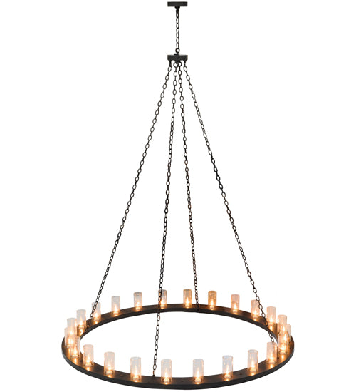 72"W Loxley 24 Lt Chandelier