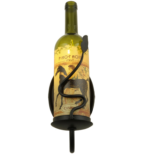 4.5"W Tuscan Vineyard Personalized Wine Bottle Wall Sconce