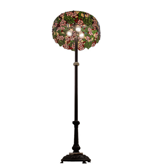 62" High Tiffany Cherry Blossom Floor Lamp