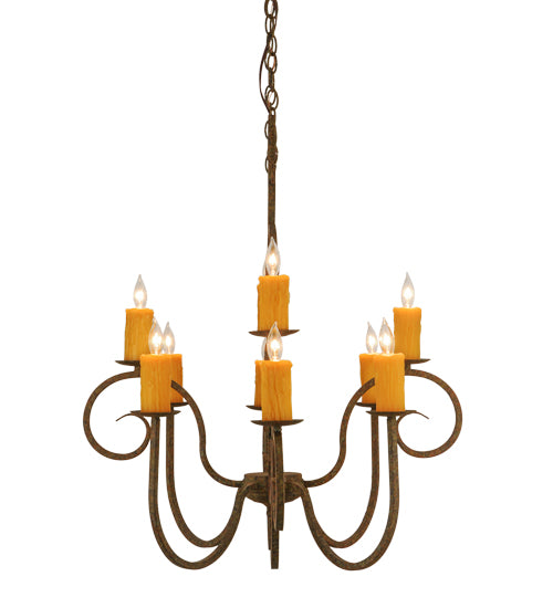 48"L Clifton 10 Lt Oblong Chandelier