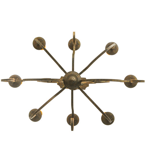 36"L Clifton 8 Lt Oblong Chandelier