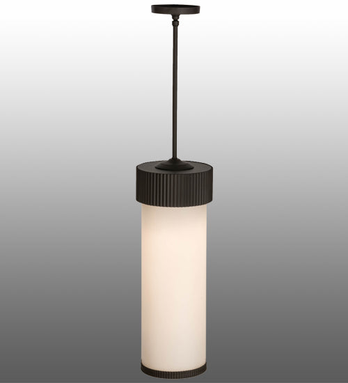 8"W Cilindro Corrugated Pendant