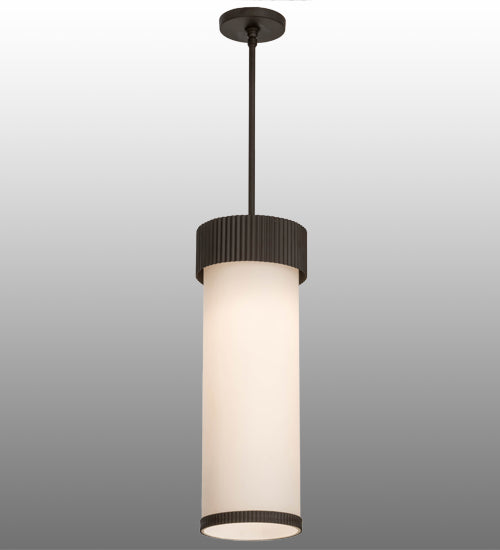 8"W Cilindro Corrugated Pendant