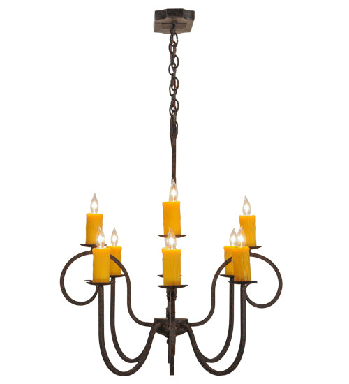 48"L Clifton 10 Lt Oblong Chandelier