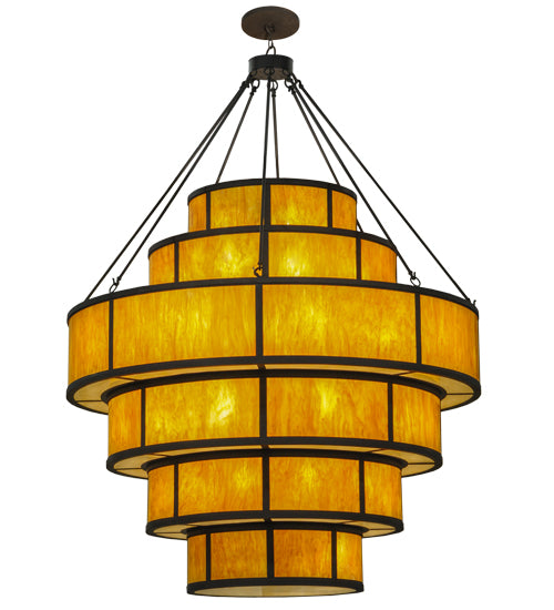 74"W Jayne 6 Tier LED Pendant