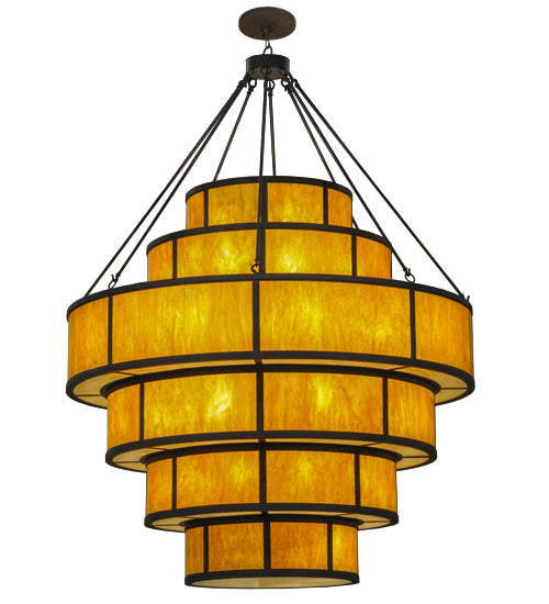 74"W Jayne 6 Tier LED Pendant