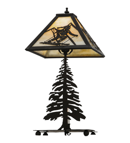 22"H Alpine W/Lighted Base Table Lamp