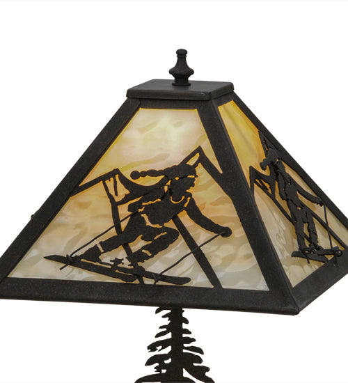 22"H Alpine W/Lighted Base Table Lamp