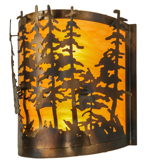 12"W Tall Pines Wall Sconce