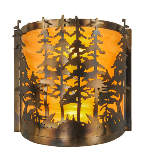 12"W Tall Pines Wall Sconce